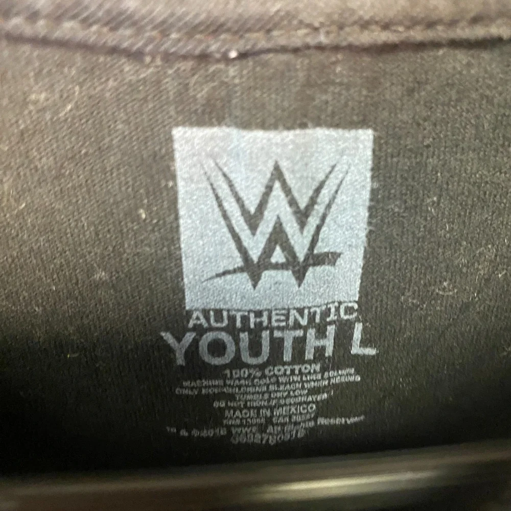 WWE Jeff Hardy Obsolete Youth Large Black Graphic T-Shirt Wrestling